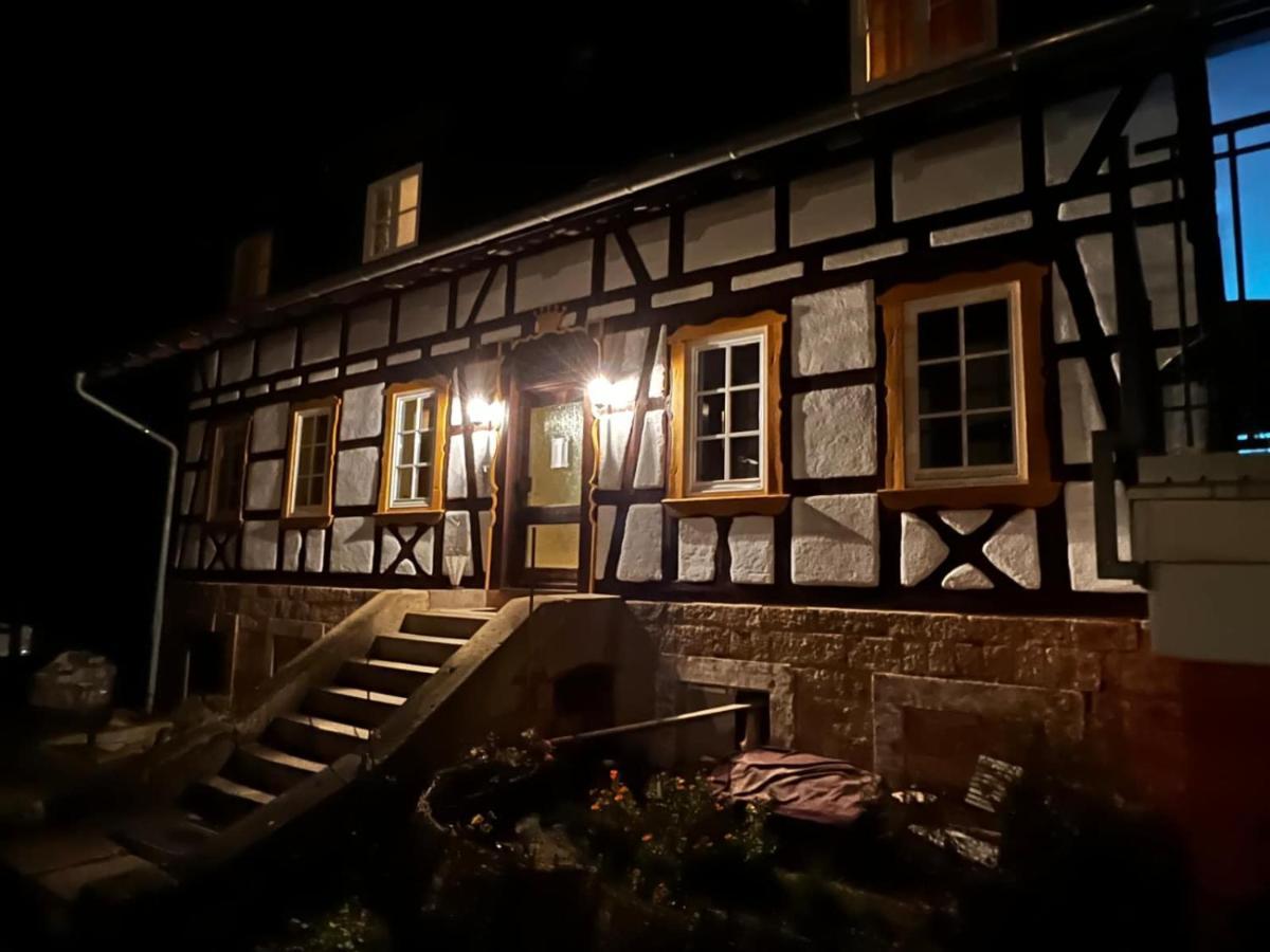 Grundmuehle Rhoen Nordheim vor der Rhön Buitenkant foto